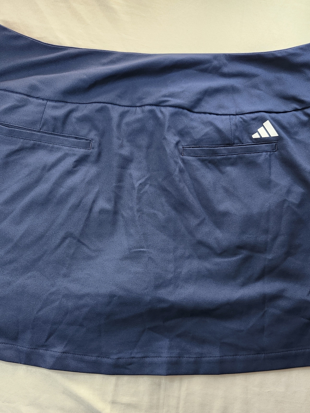 adidas Navy Blue Women's Athletic Skort with Rear Pockets